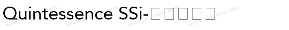 Quintessence SSi字体转换